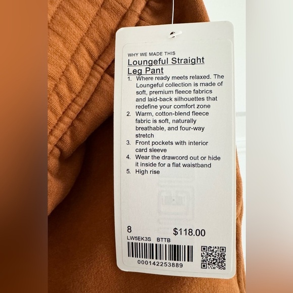 Lululemon Loungeful Straight Leg Pant - Picture 8 of 14